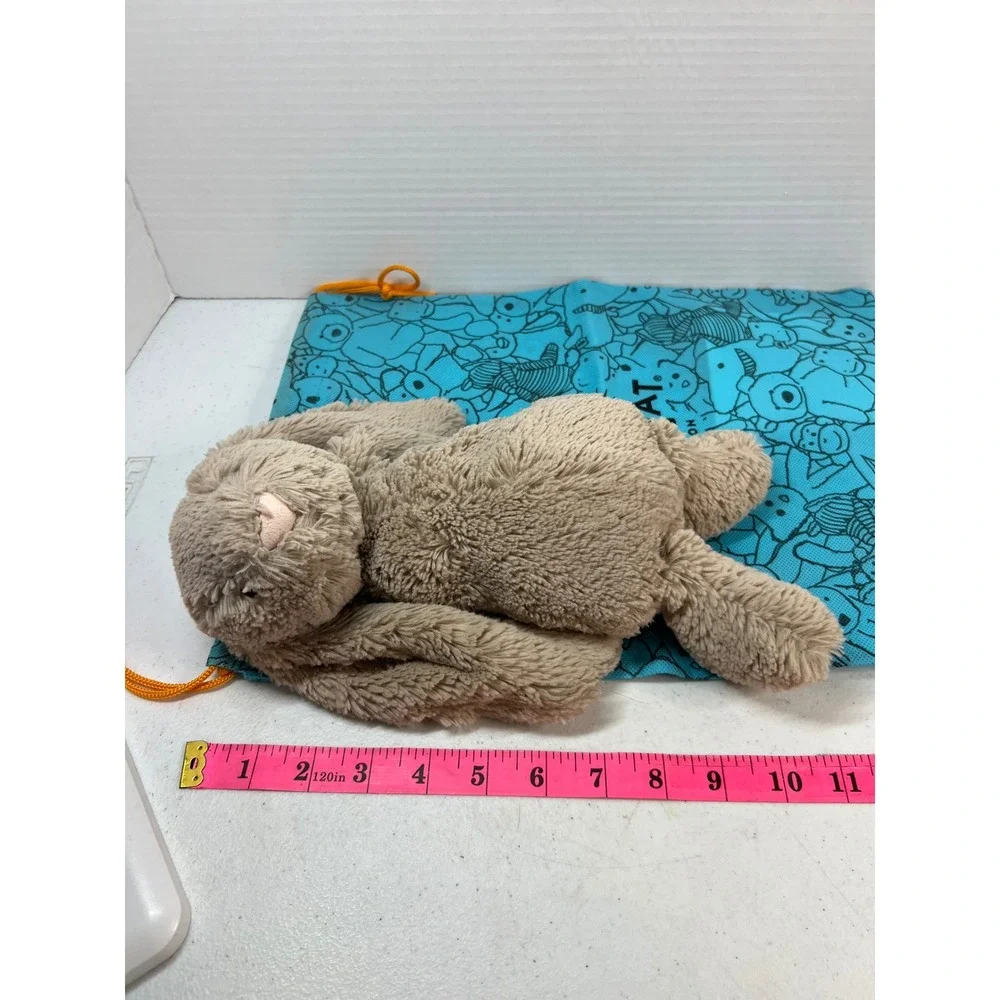 Jellycat Bashful Bunny Beige Plush Medium 11 Inch Stuffed Animal with Bag